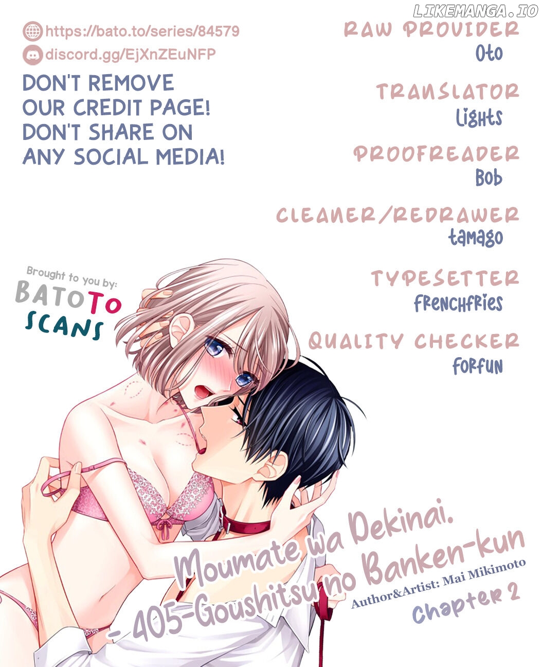 Moumate Wa Dekinai. - 405-Goushitsu No Banken-Kun chapter 2 - page 2