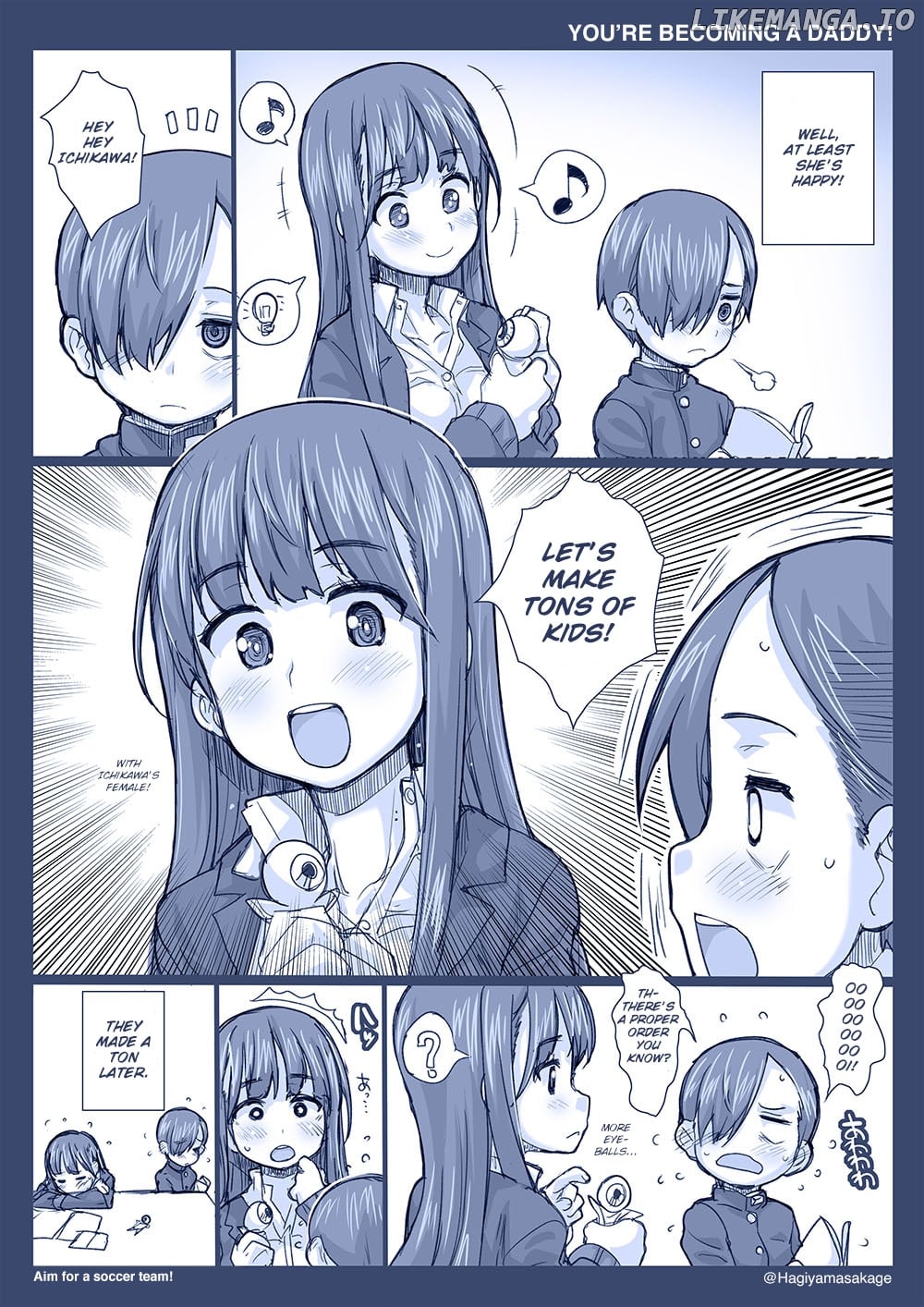 Boku No Kokoro Yabai Yatsu Twitter comics by Fountains Square chapter 6 - page 1