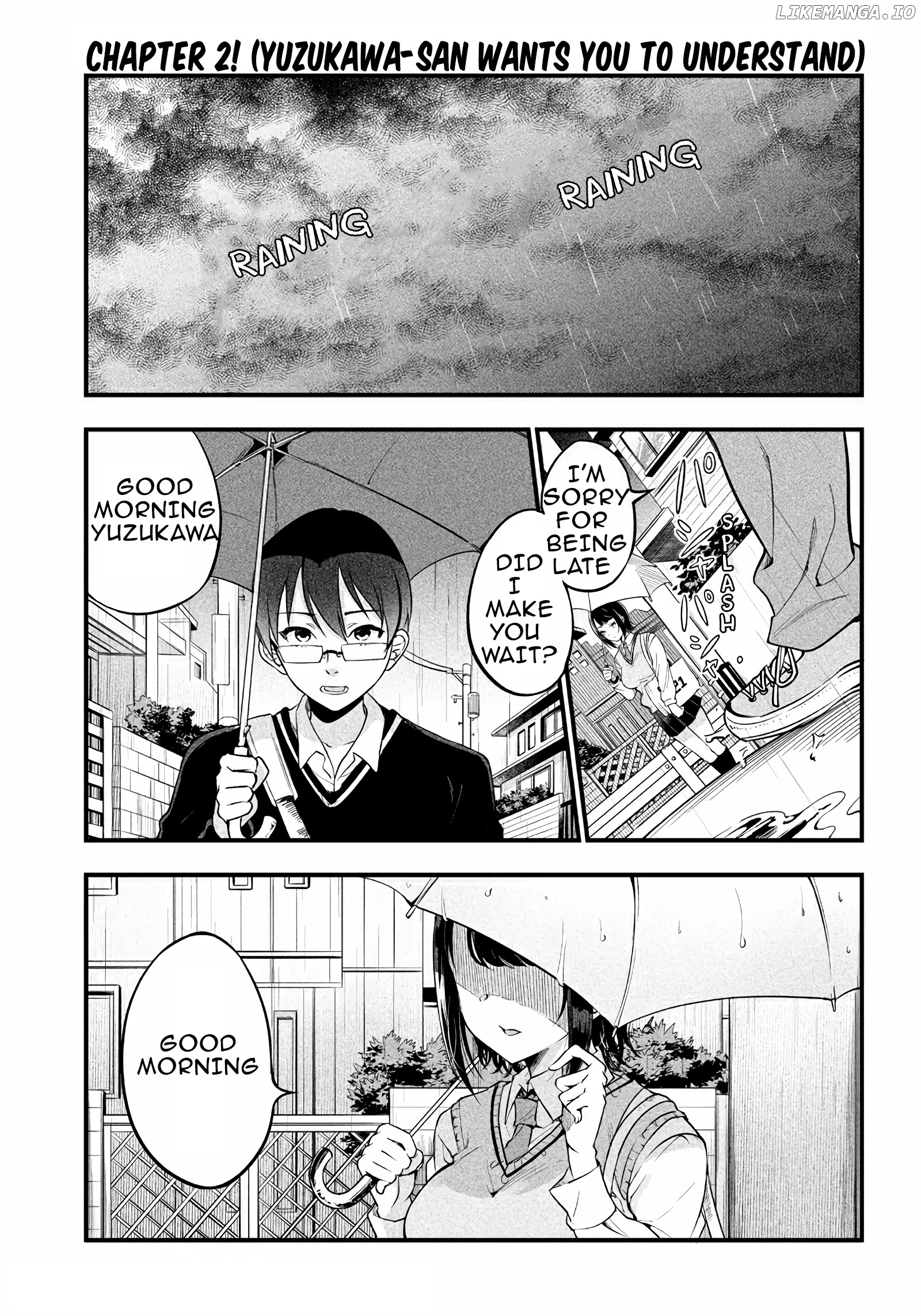 Yuzukawa-san wa, Sasshite Hoshii chapter 2 - page 1