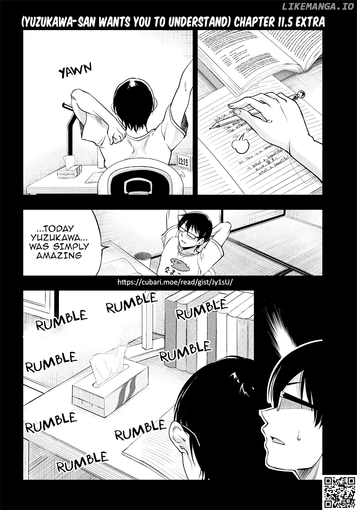 Yuzukawa-san wa, Sasshite Hoshii chapter 11.5 - page 1