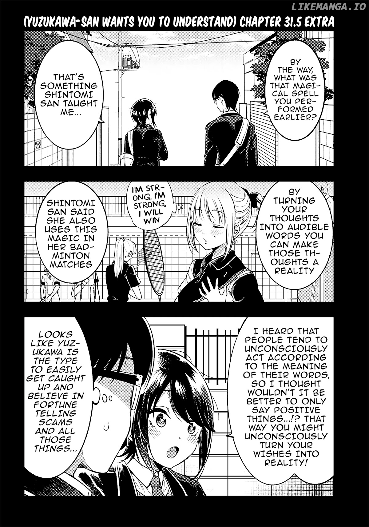 Yuzukawa-san wa, Sasshite Hoshii chapter 31.5 - page 1