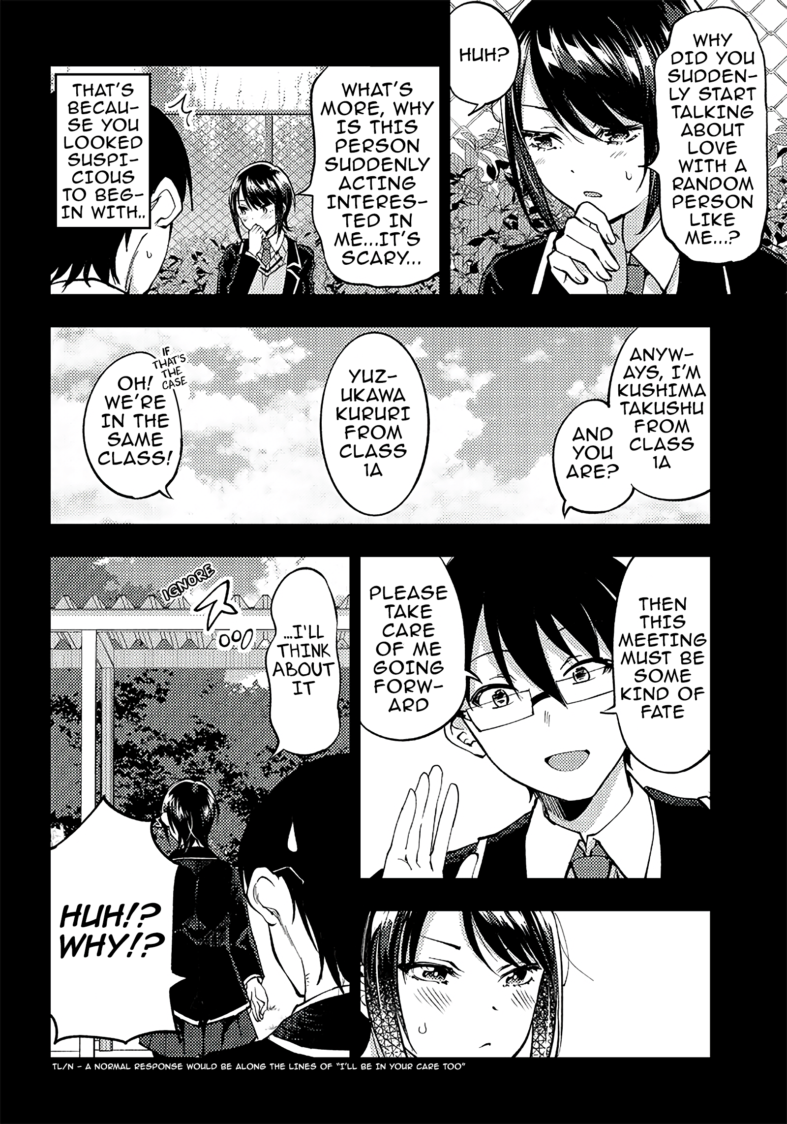 Yuzukawa-san wa, Sasshite Hoshii chapter 36 - page 9