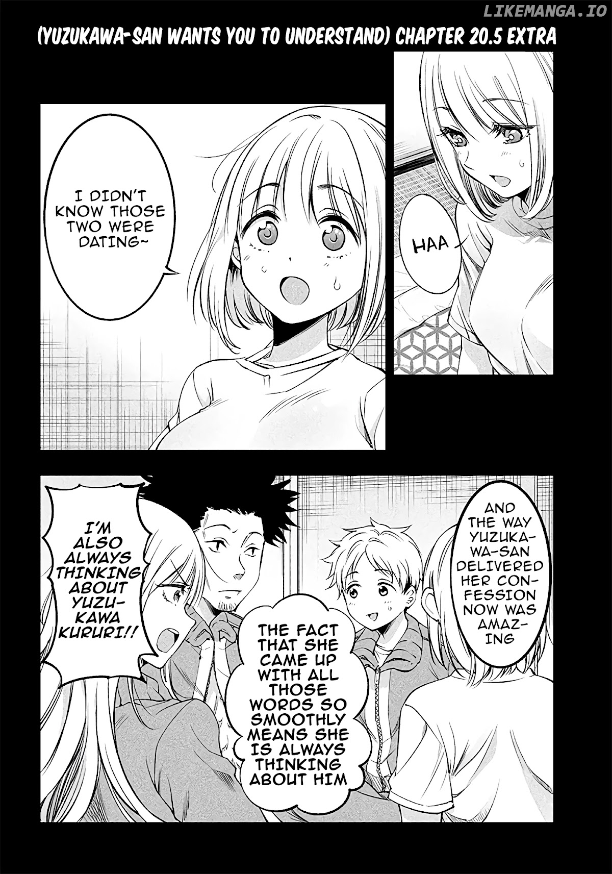 Yuzukawa-san wa, Sasshite Hoshii chapter 20.5 - page 1