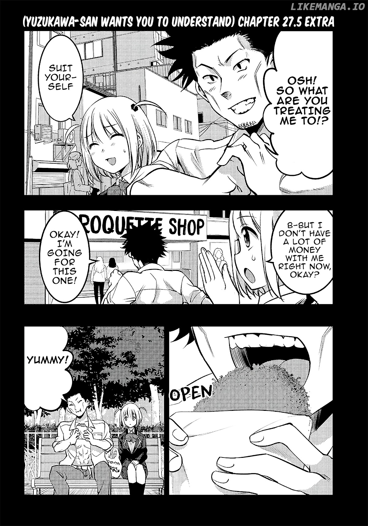Yuzukawa-san wa, Sasshite Hoshii chapter 27.5 - page 1