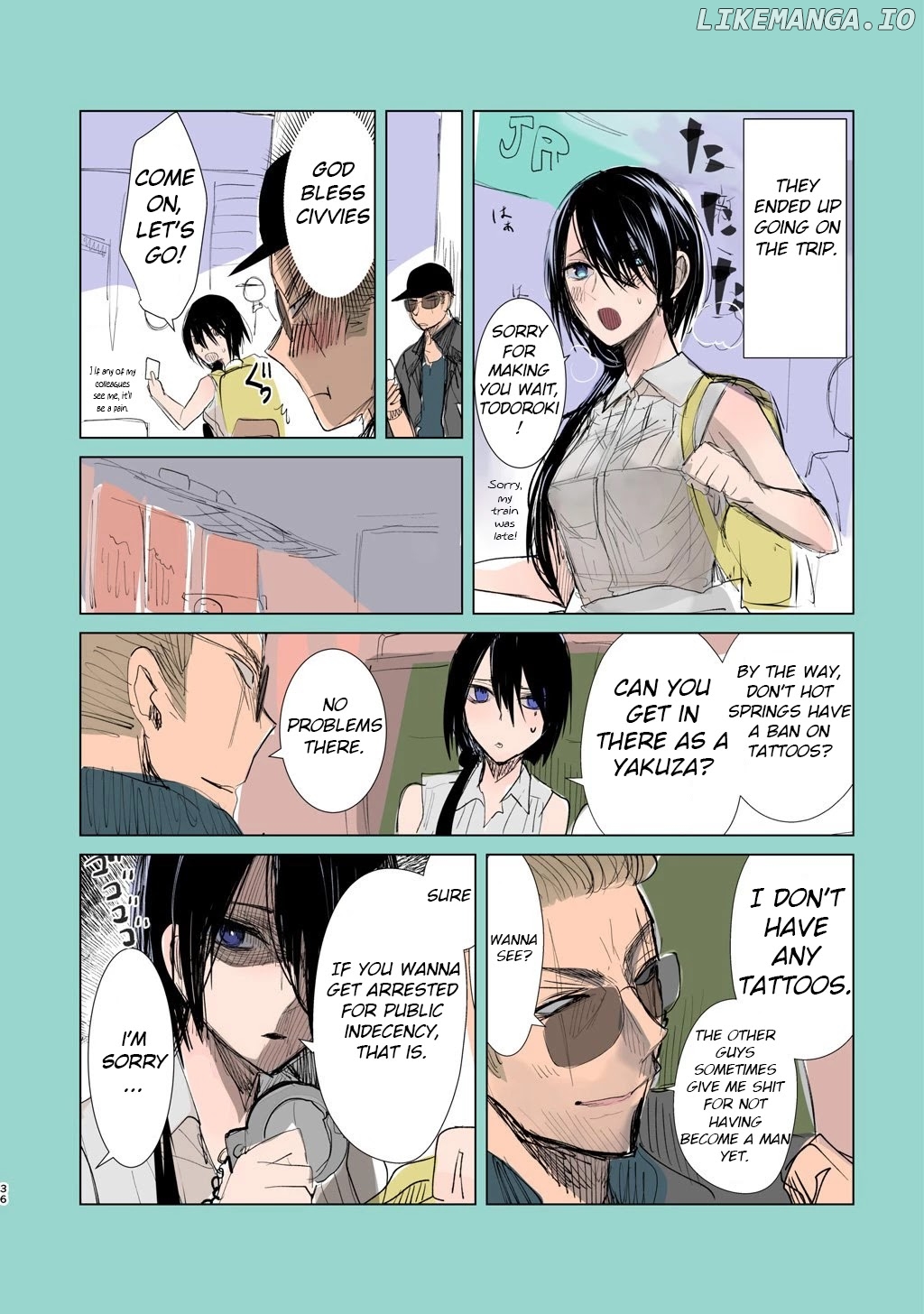 A Story About A Yakuza And A Bad Detective chapter 5.5 - page 2