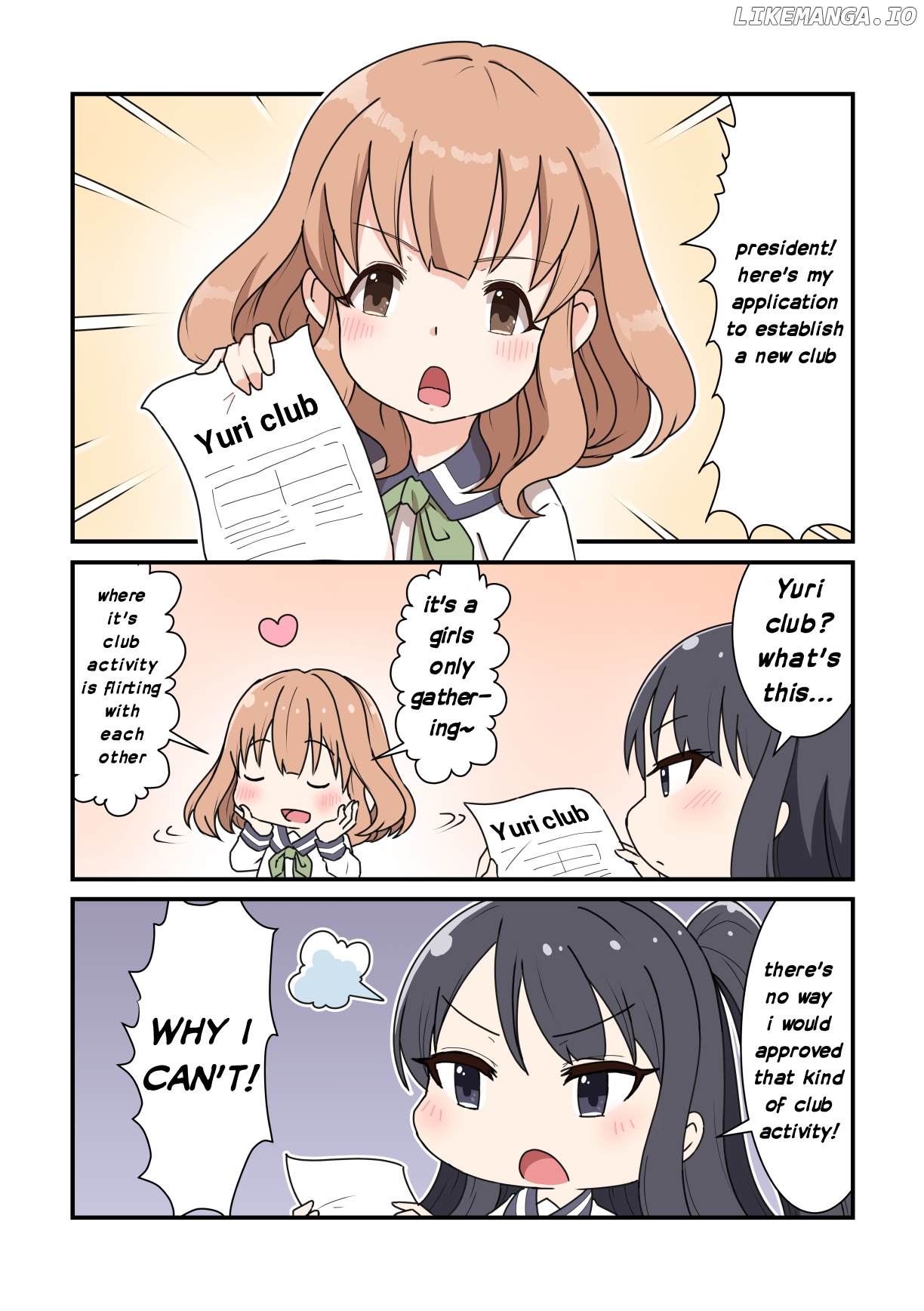 Heiwa Na Yuri Manga Series chapter 4 - page 1