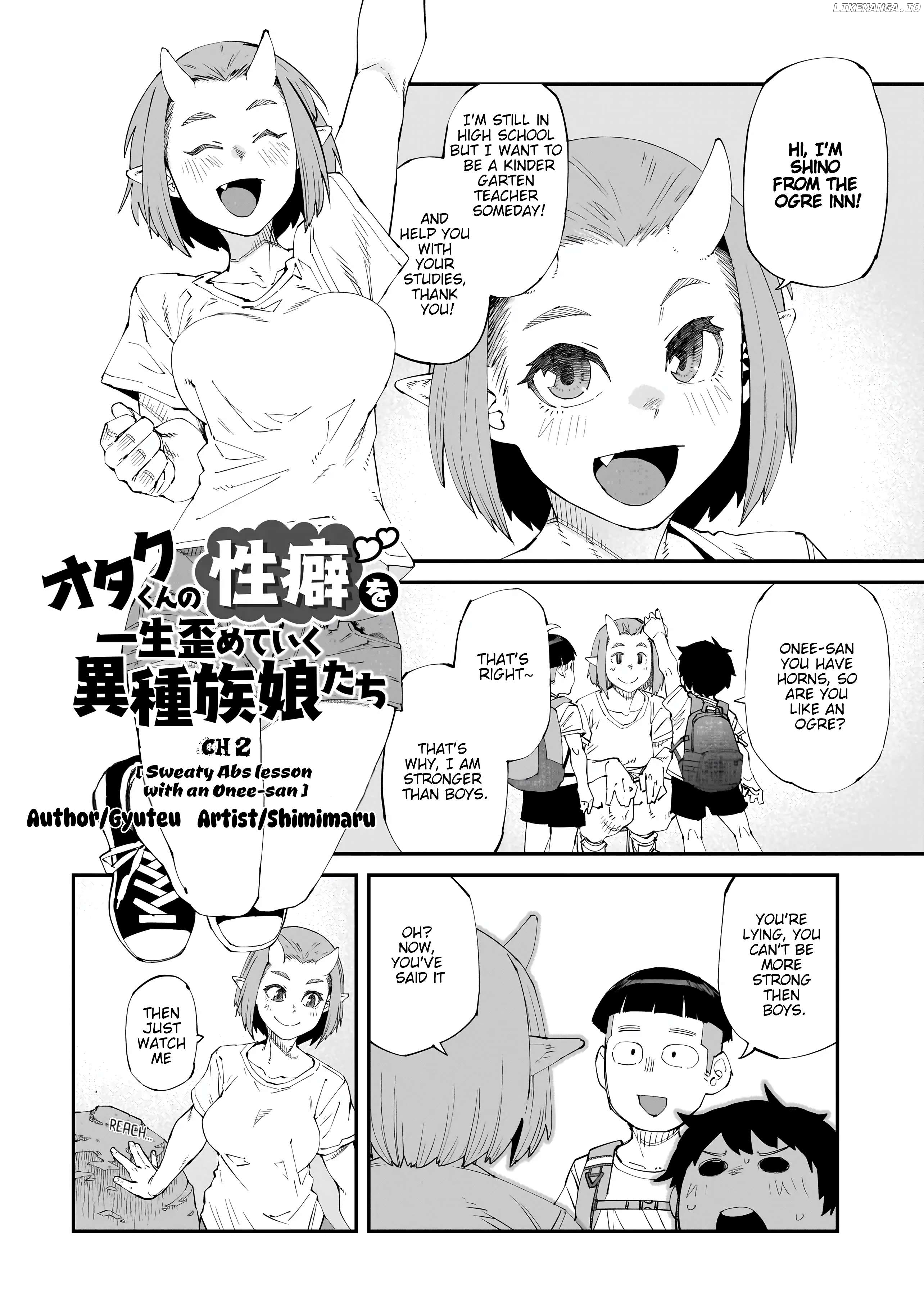 Otaku-kun no Seiheki wo Isshou Yugamete Iku Ishuzoku Musume-tachi Chapter 2 - page 3