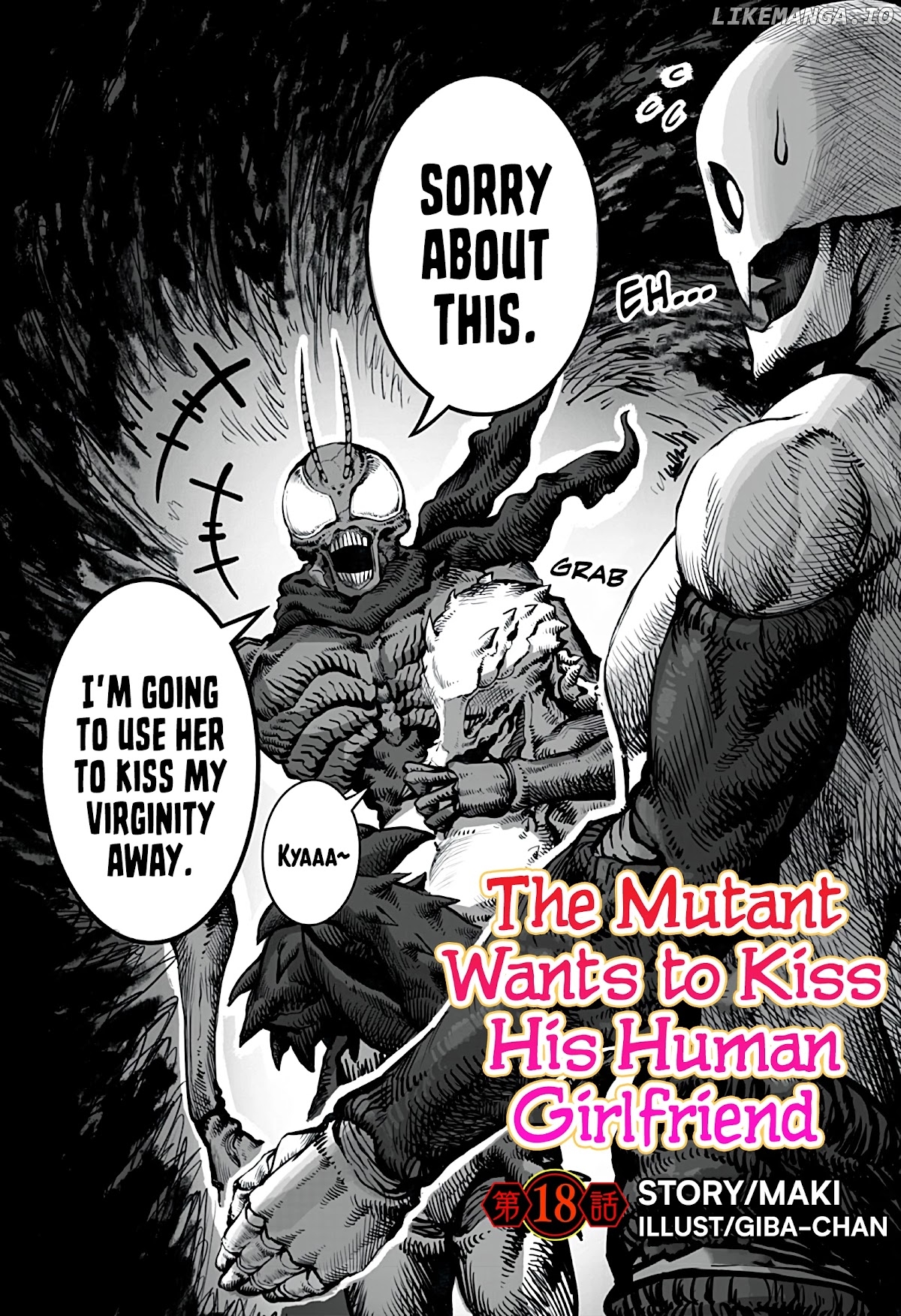 The Mutant Wants To Kiss His Human Girlfriend chapter 18 - page 1
