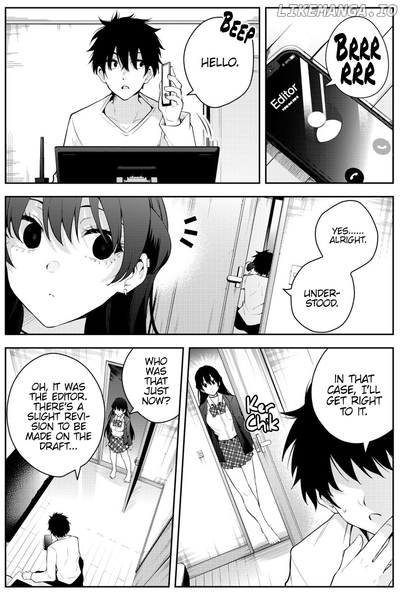 The Story Of A Manga Artist Confined By A Strange High School Girl chapter 38 - page 1