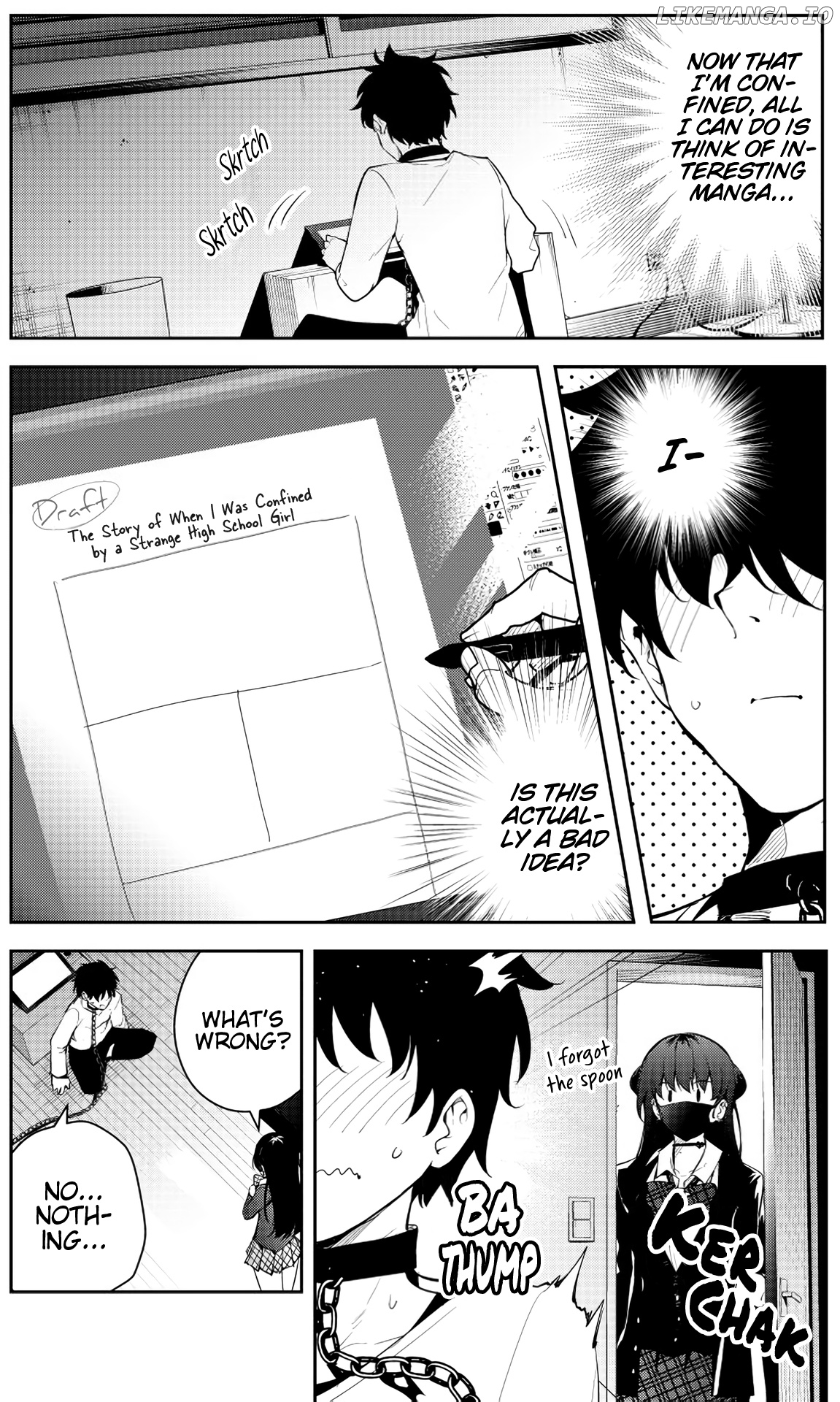 The Story Of A Manga Artist Confined By A Strange High School Girl chapter 11 - page 3
