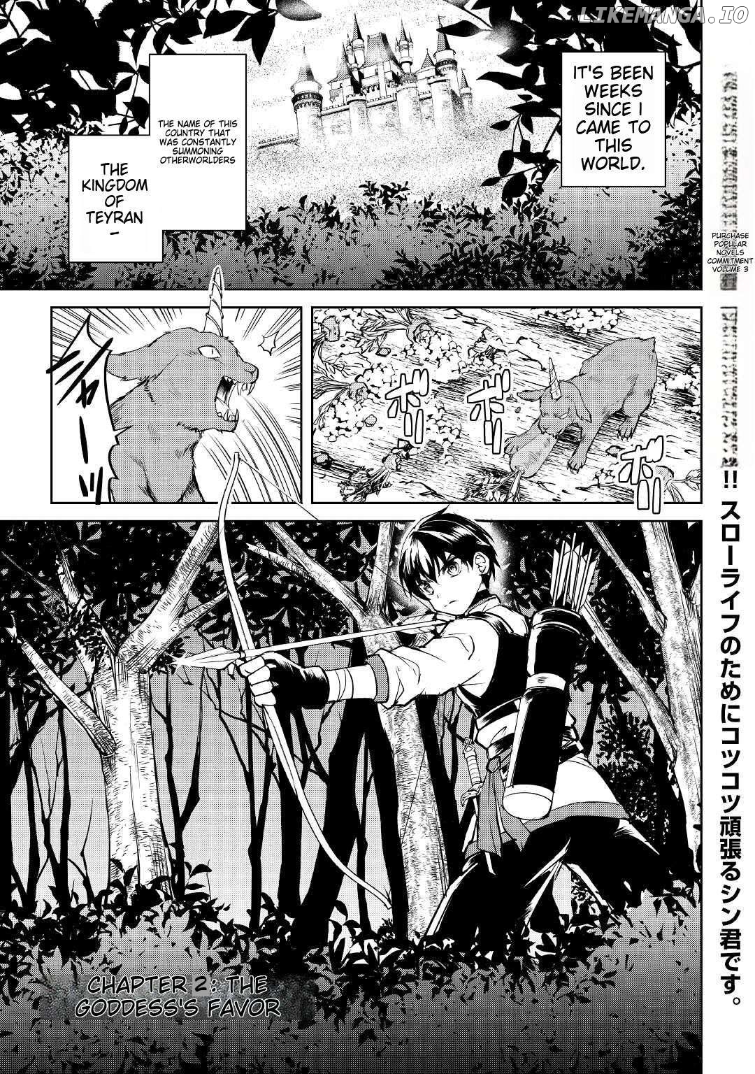 Amarimono Isekaijin no Jiyuu Seikatsu: Yuusha ja Nai node Katteni Yarasete Moraimasu Chapter 2 - page 1
