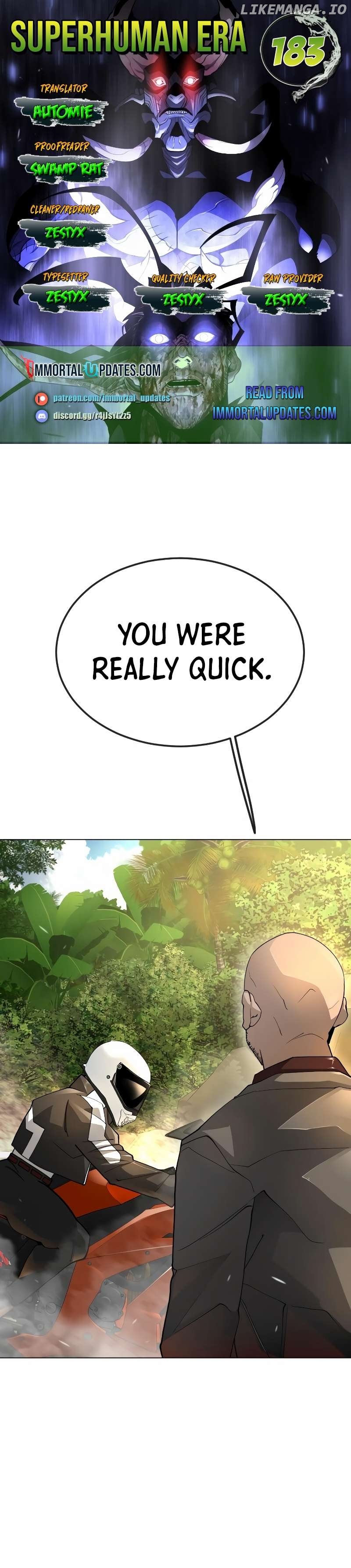 Superhuman Era Chapter 183 - page 1
