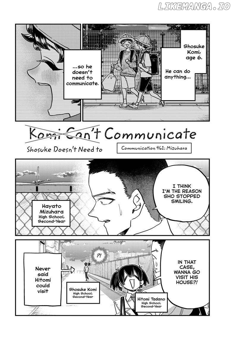 Komi-san wa Komyushou Desu Chapter 461 - page 4