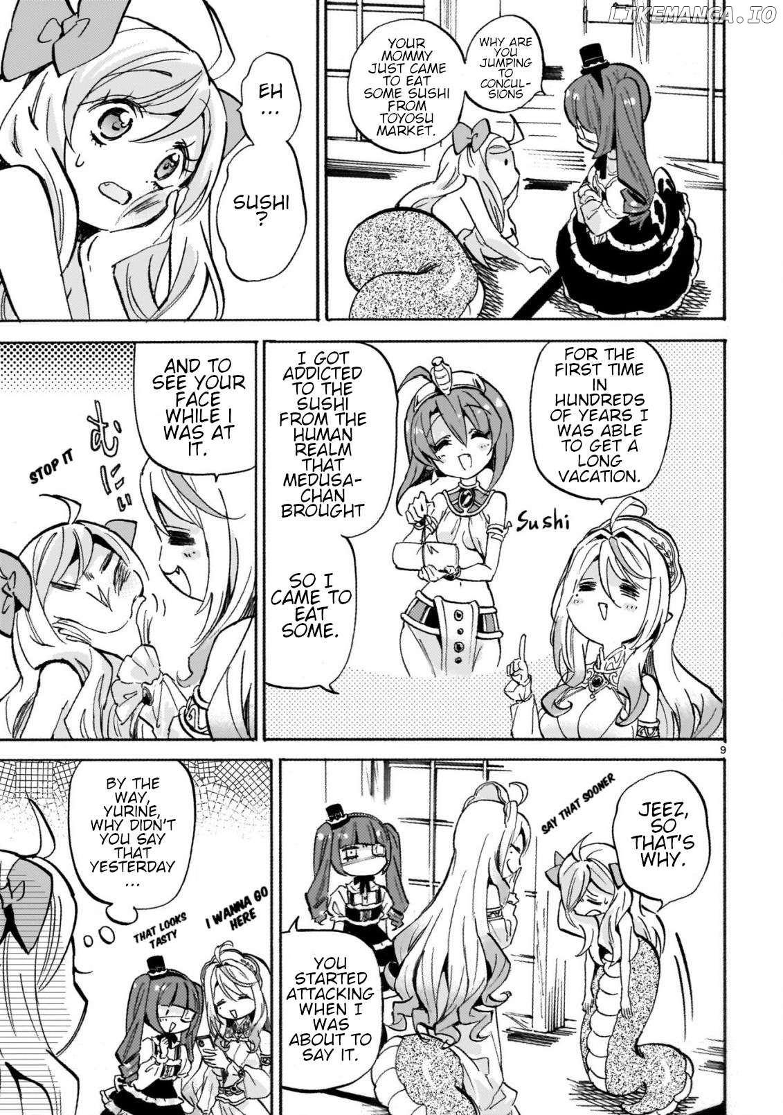 Jashin-chan Dropkick Chapter 259 - page 9
