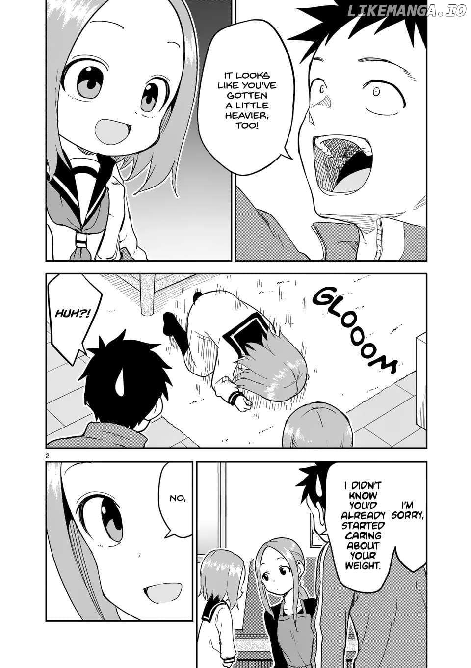 Karakai Jouzu no (Moto) Takagi-san Chapter 311 - page 2