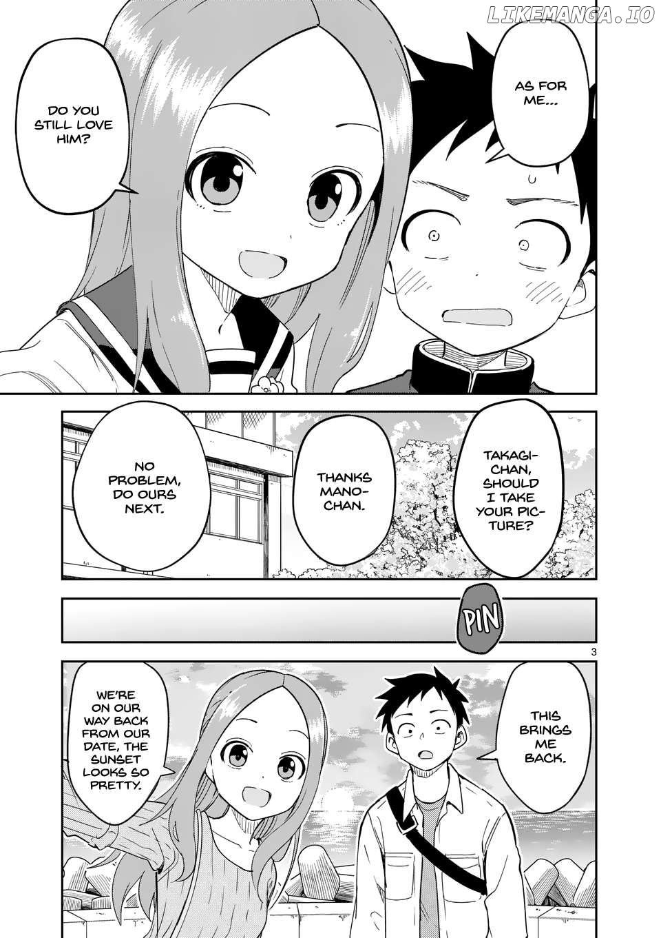 Karakai Jouzu no (Moto) Takagi-san Chapter 312 - page 3