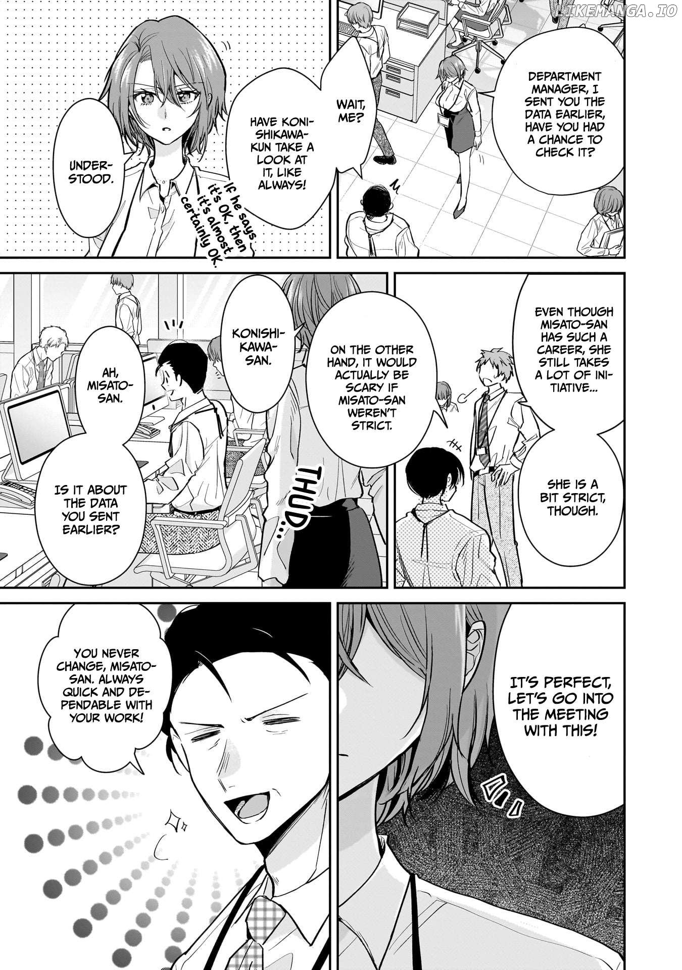 Misato-San Is A Bit Cold Towards Her Boss Who Pampers Chapter 18 - page 3