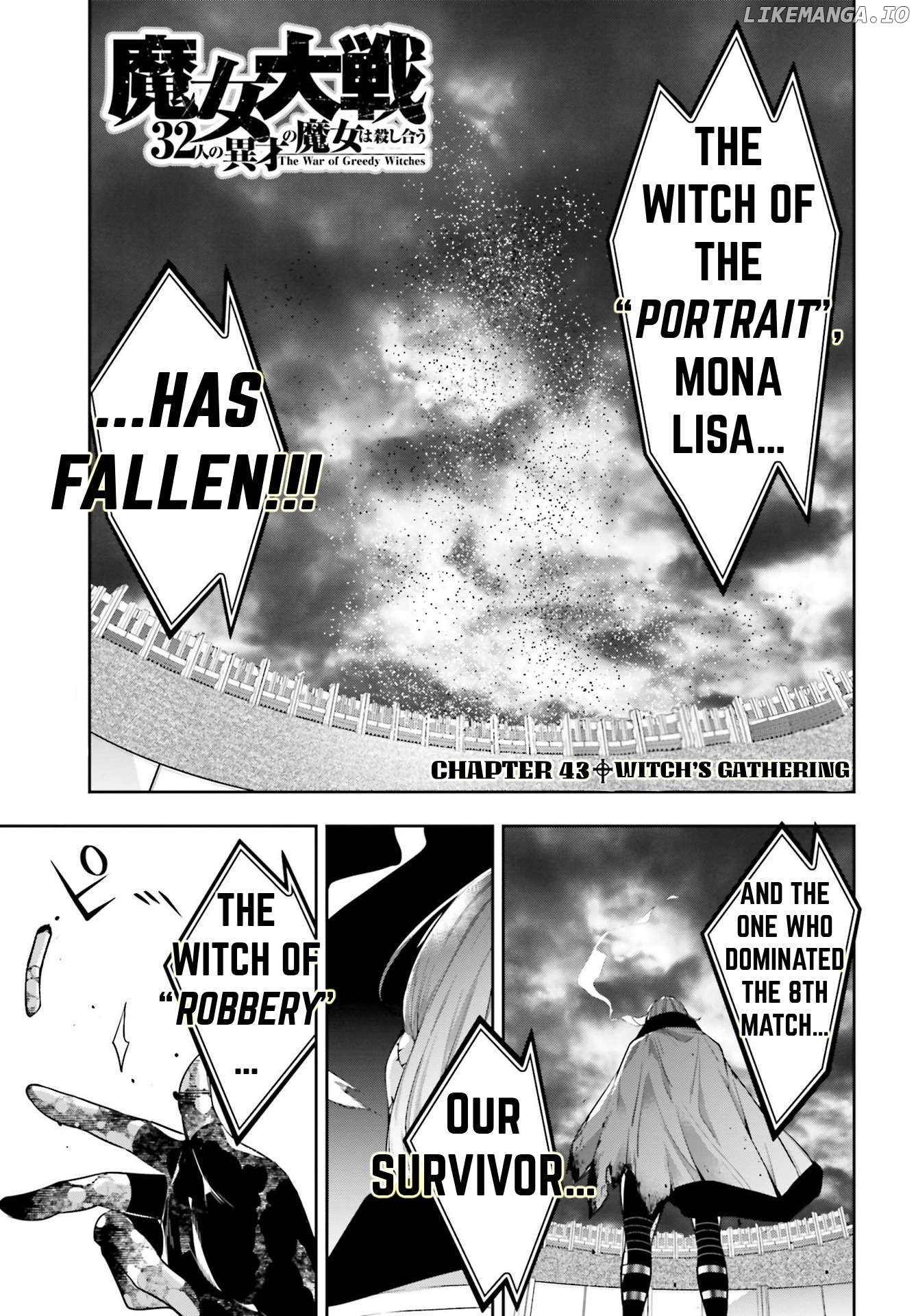 Majo Taisen - The War of Greedy Witches Chapter 43 - page 1
