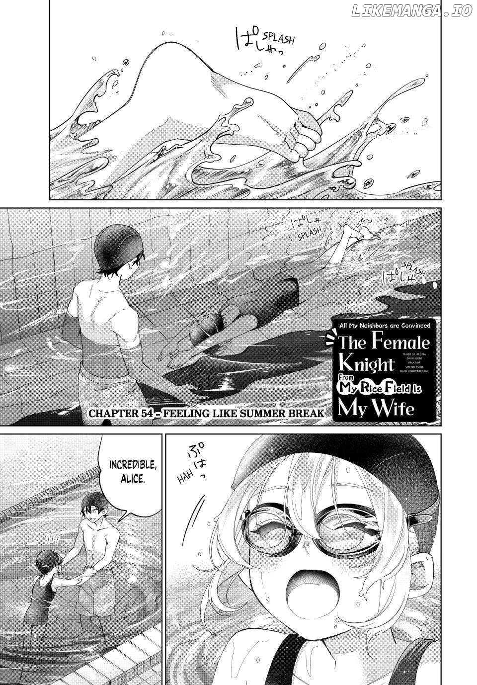 All My Neighbors are Convinced the Female Knight from My Rice Field Is My Wife Chapter 54 - page 1
