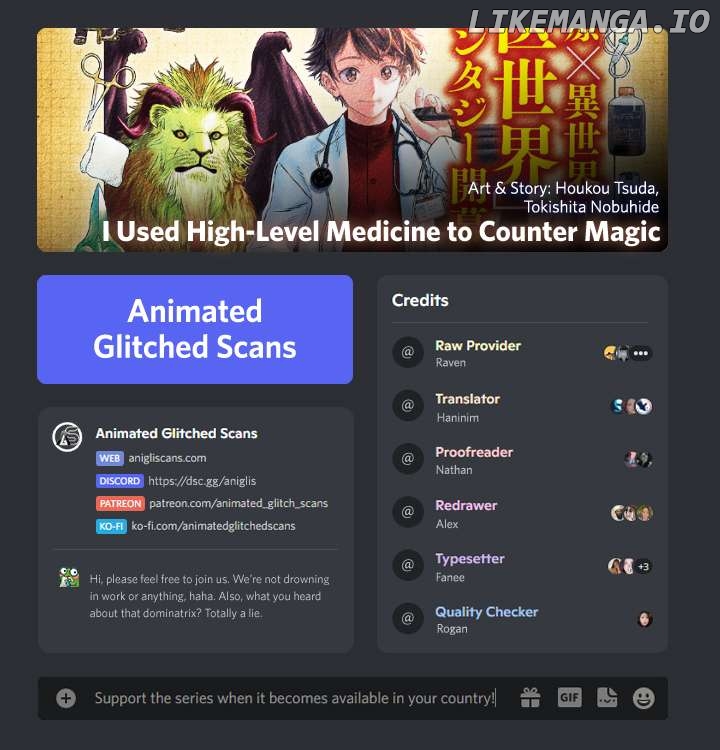 I Used High-Level Medicine To Counter Magic Chapter 28 - page 1