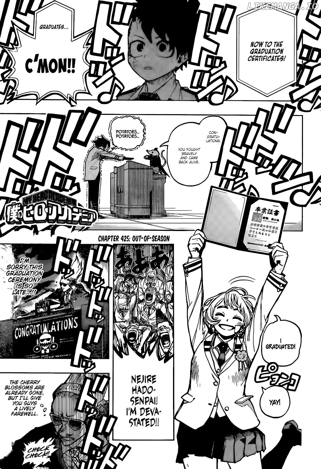 Boku No Hero Academia Chapter 425 - page 1