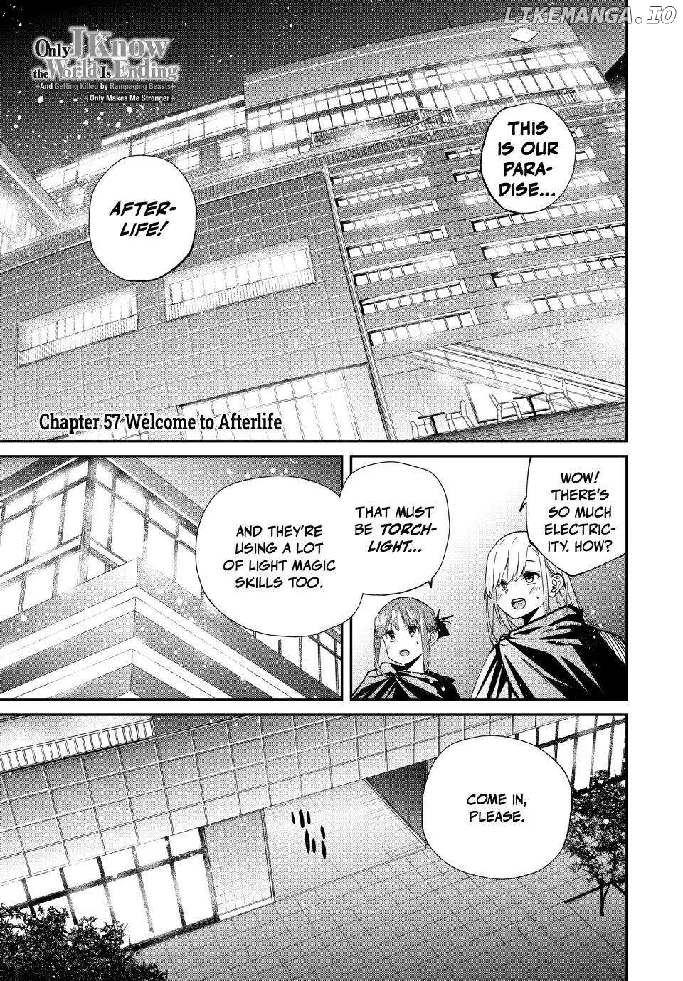 Only I Know That the World Will End Chapter 57 - page 1