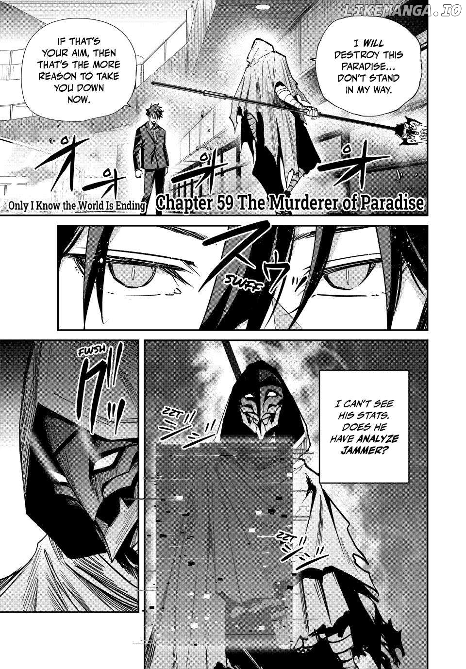 Only I Know That the World Will End Chapter 59 - page 1