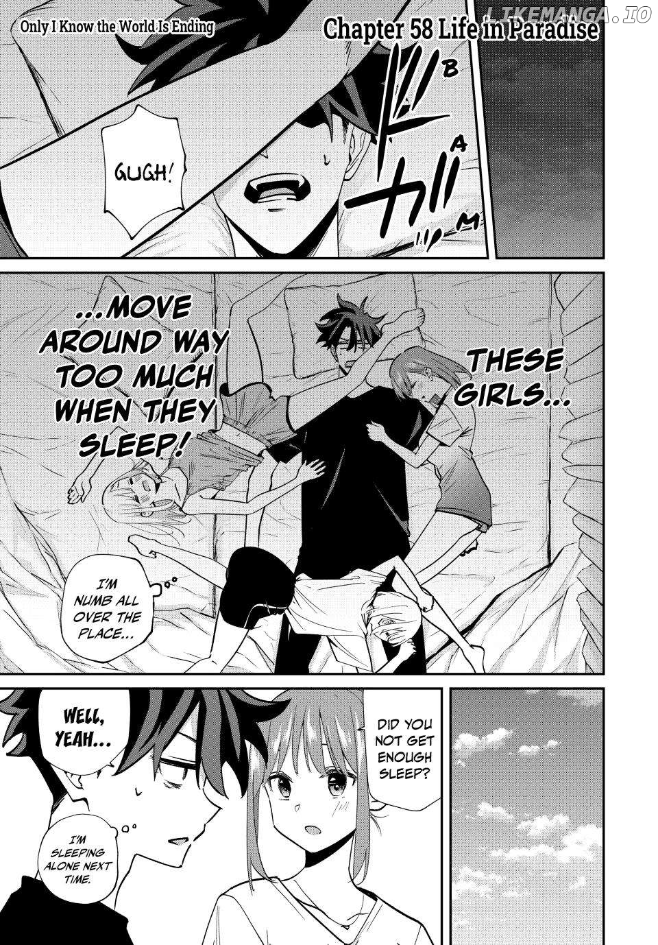 Only I Know That the World Will End Chapter 58 - page 1