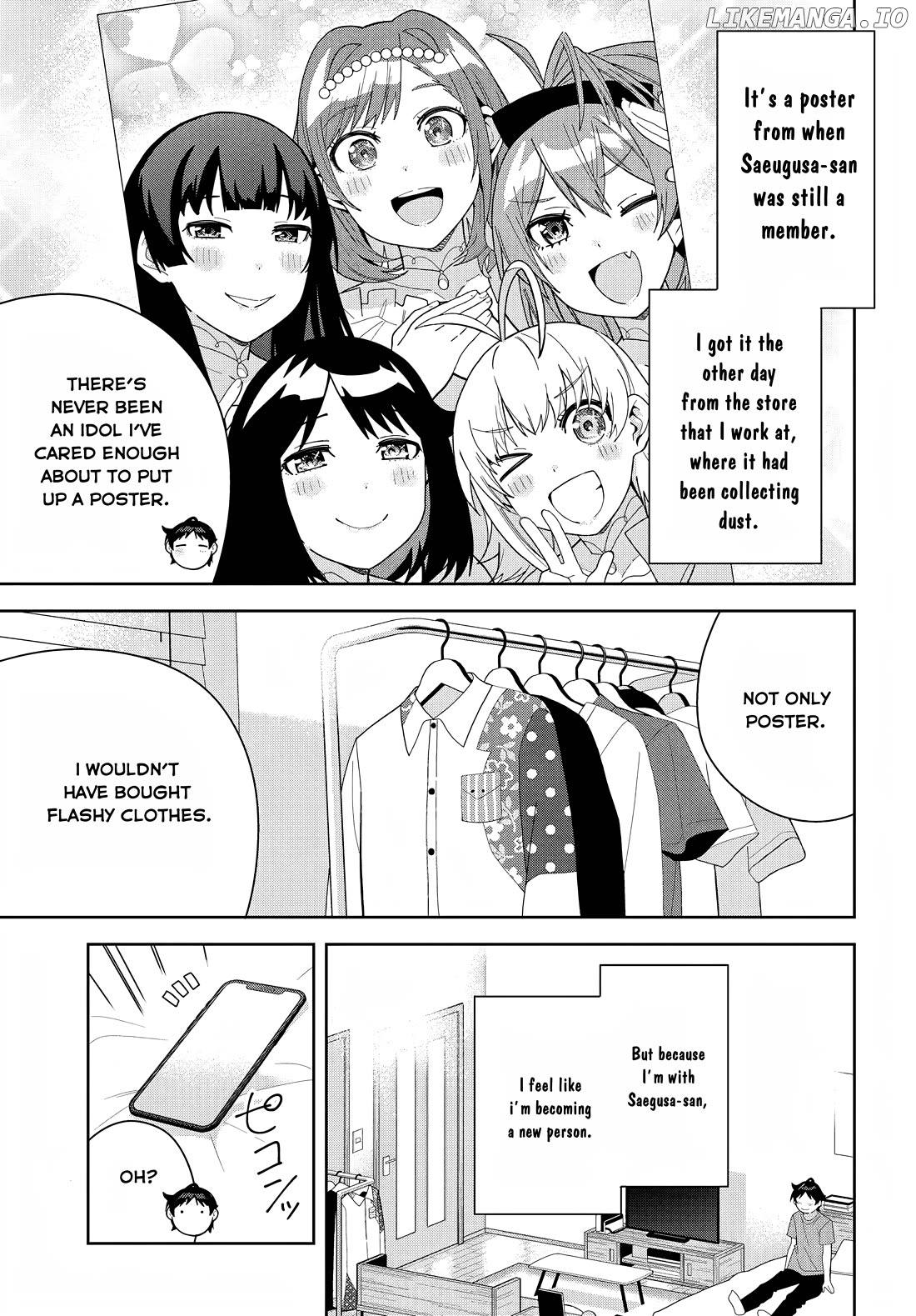 Classmate No Moto Idol Ga, Tonikaku Kyodou Fushin Nan Desu Chapter 13 - page 13