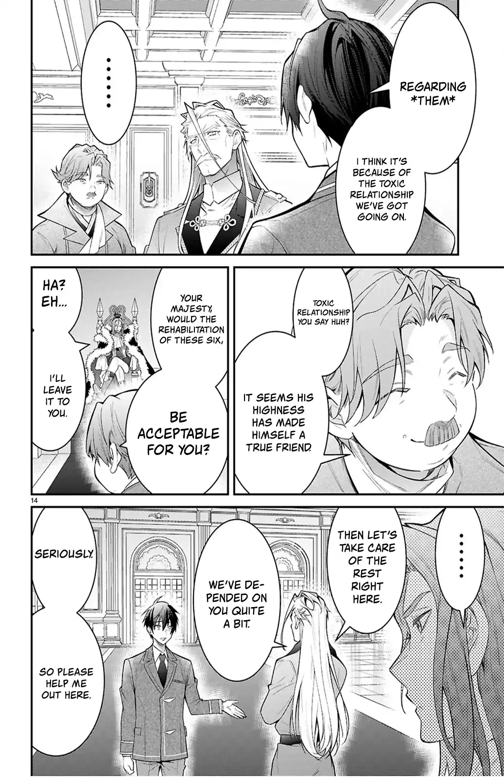 The World of Otome Games is Tough For Mobs Chapter 65 - page 14