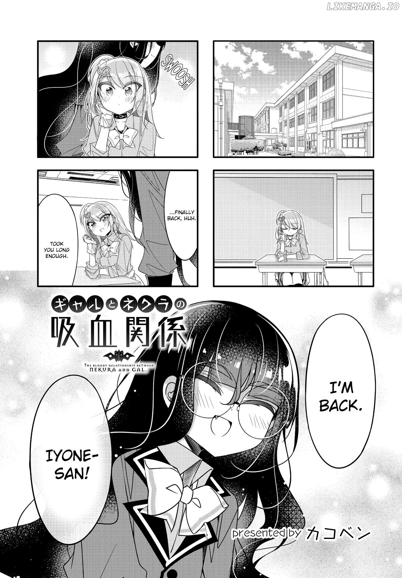 Gyaru To Nekura No Kyuuketsu Kankei Chapter 25 - page 1