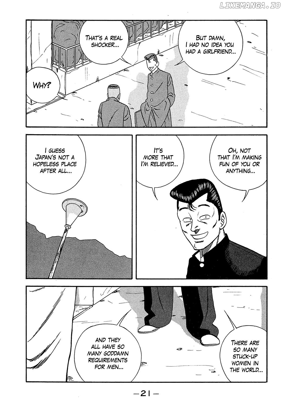 Be-Bop-Highschool Chapter 184 - page 21