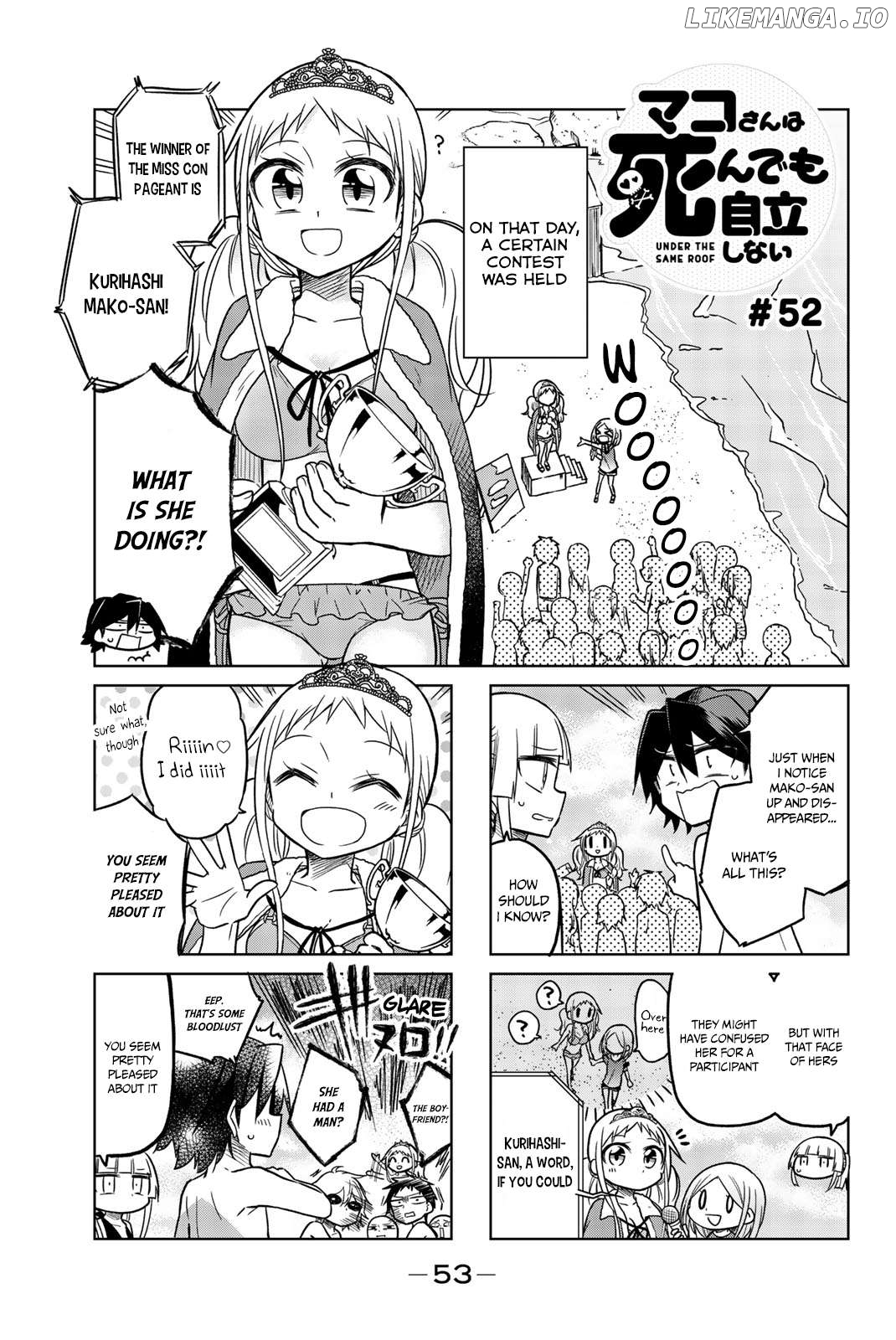 Mako-san Wa Shindemo Jiritsu Shinai Chapter 52 - page 2