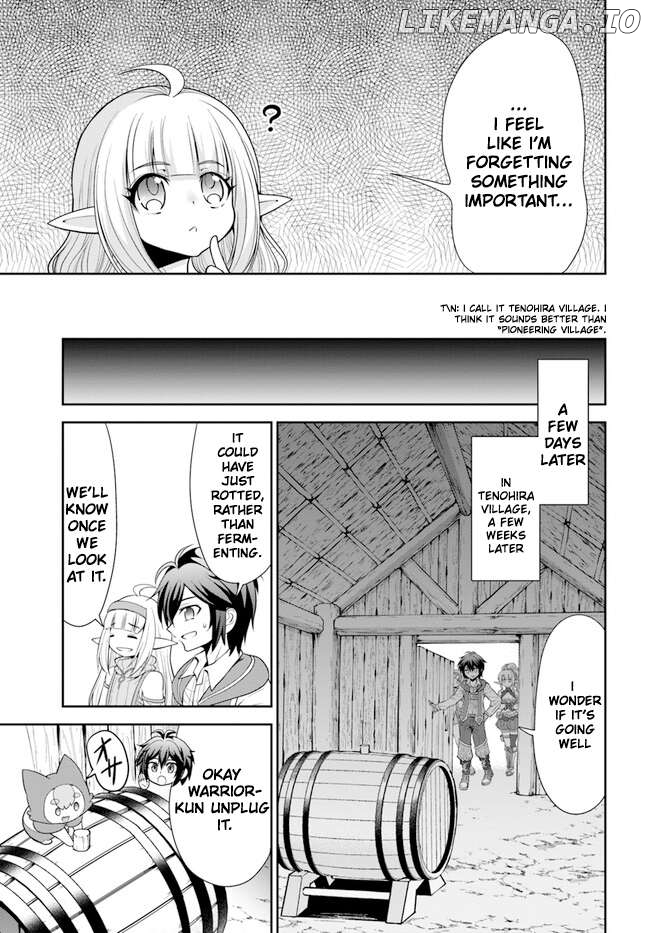 Tenohira Kaitaku Mura De Isekai Kenkokuki Fueteku Yome-Tachi To Nonbiri Mujintou Life Chapter 45 - page 10