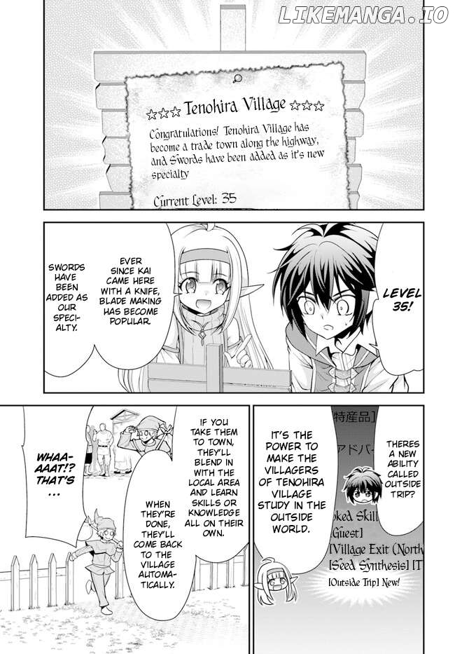 Tenohira Kaitaku Mura De Isekai Kenkokuki Fueteku Yome-Tachi To Nonbiri Mujintou Life Chapter 45 - page 14