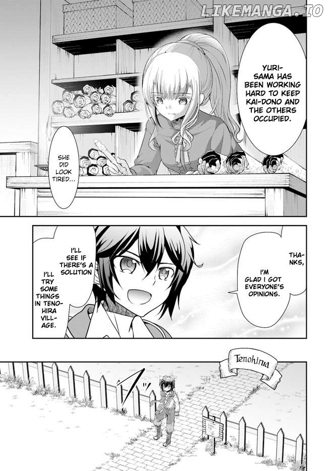 Tenohira Kaitaku Mura De Isekai Kenkokuki Fueteku Yome-Tachi To Nonbiri Mujintou Life Chapter 45 - page 4