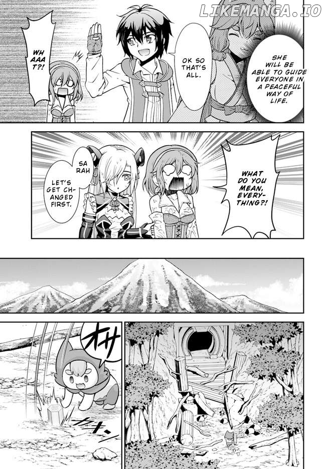 Tenohira Kaitaku Mura De Isekai Kenkokuki Fueteku Yome-Tachi To Nonbiri Mujintou Life Chapter 46 - page 10