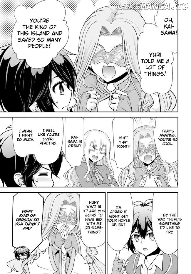 Tenohira Kaitaku Mura De Isekai Kenkokuki Fueteku Yome-Tachi To Nonbiri Mujintou Life Chapter 48 - page 12