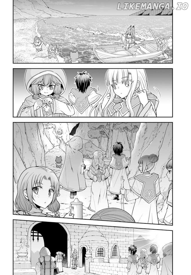 Tenohira Kaitaku Mura De Isekai Kenkokuki Fueteku Yome-Tachi To Nonbiri Mujintou Life Chapter 49 - page 21