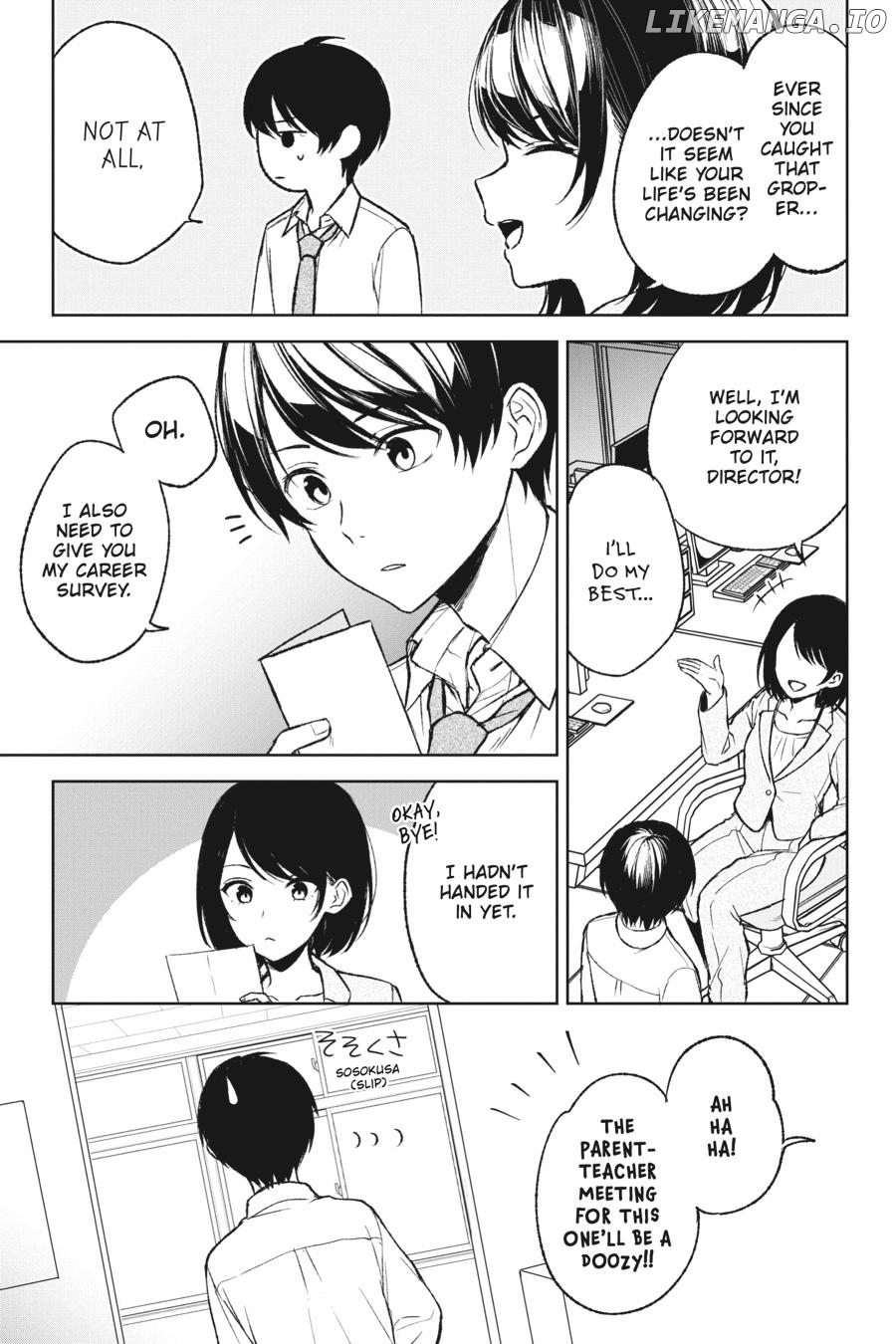 When I Rescued a Beautiful Girl Who Was About to Be Mol*sted, It Was My Childhood Friend Sitting Next to Me Chapter 50 - page 24