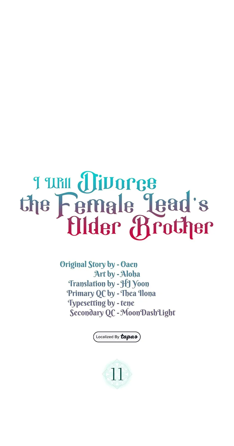 I Will Divorce the Female Lead’s Siscon Brother Chapter 11 - page 1