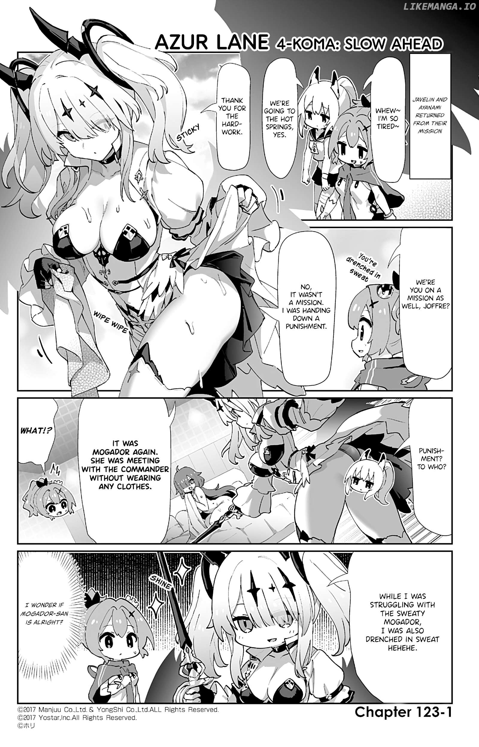 Azur Lane 4-Koma: Slow Ahead Chapter 123 - page 1