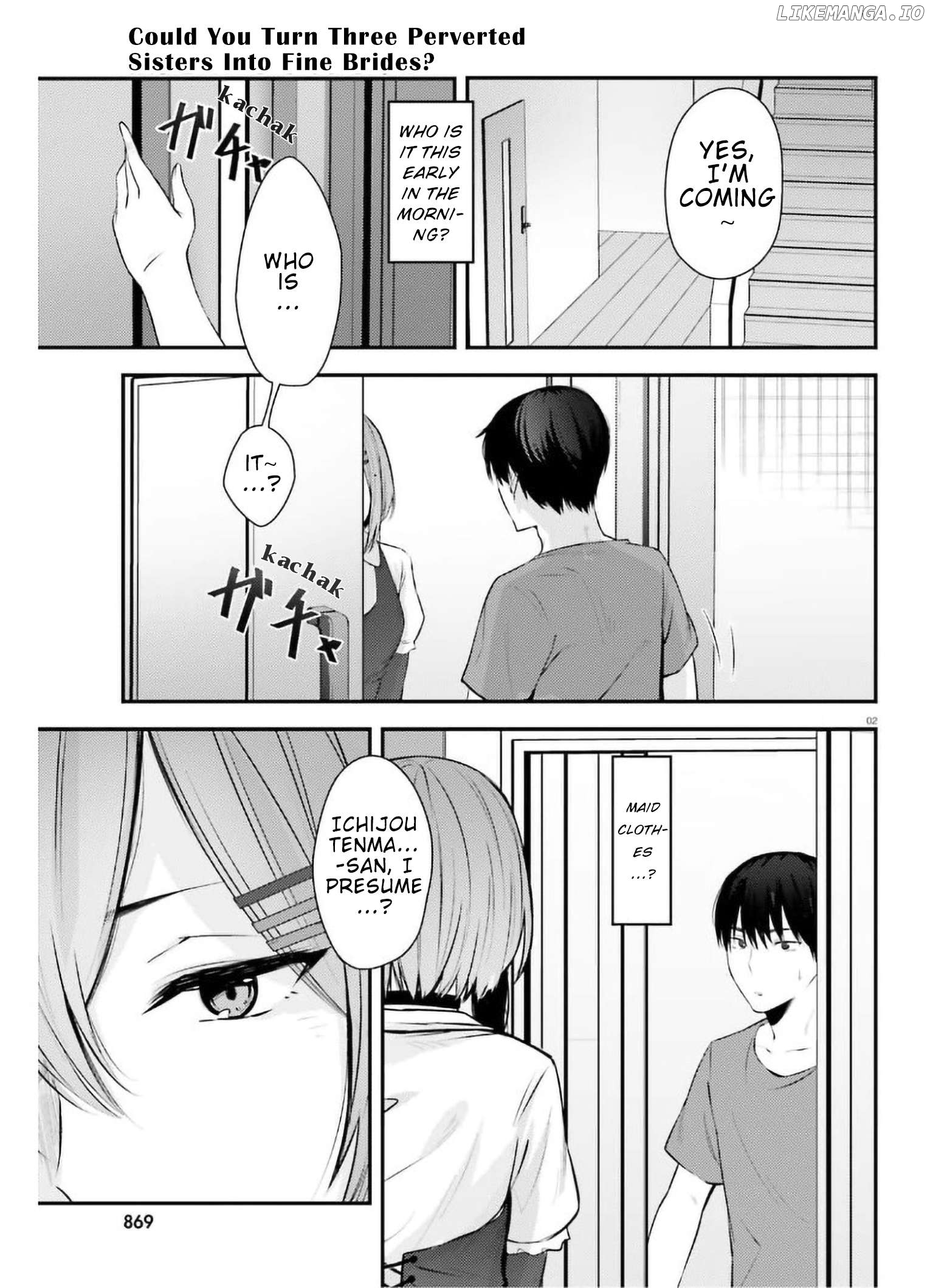 Could You Turn Three Perverted Sisters Into Fine Brides? Chapter 16 - page 2