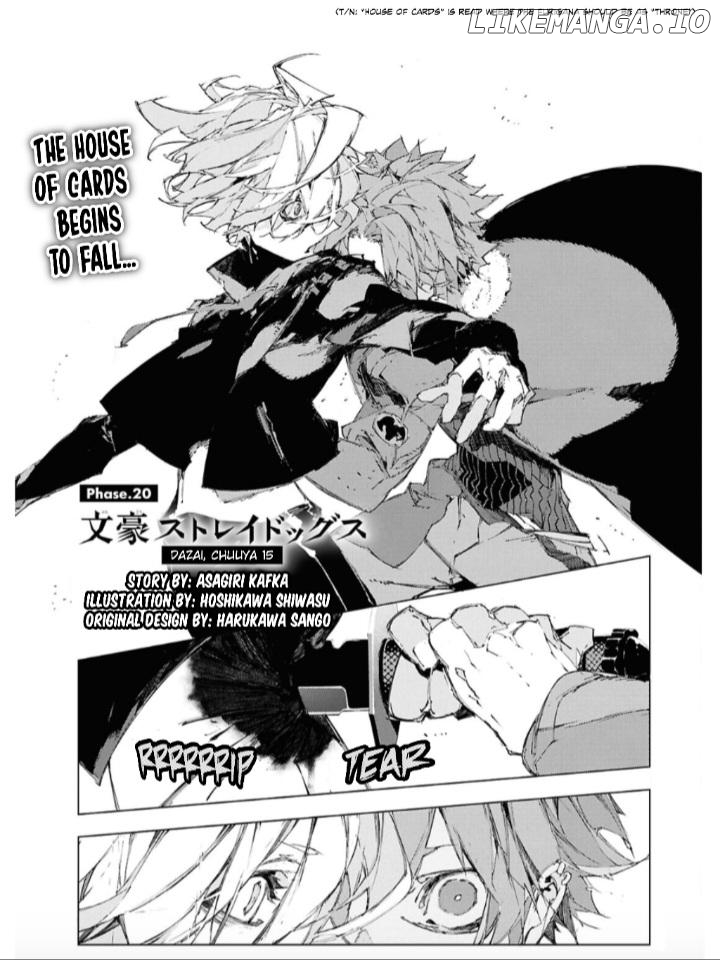 Bungou Stray Dogs: Dazai, Chuuya, Age Fifteen Chapter 20 - page 1