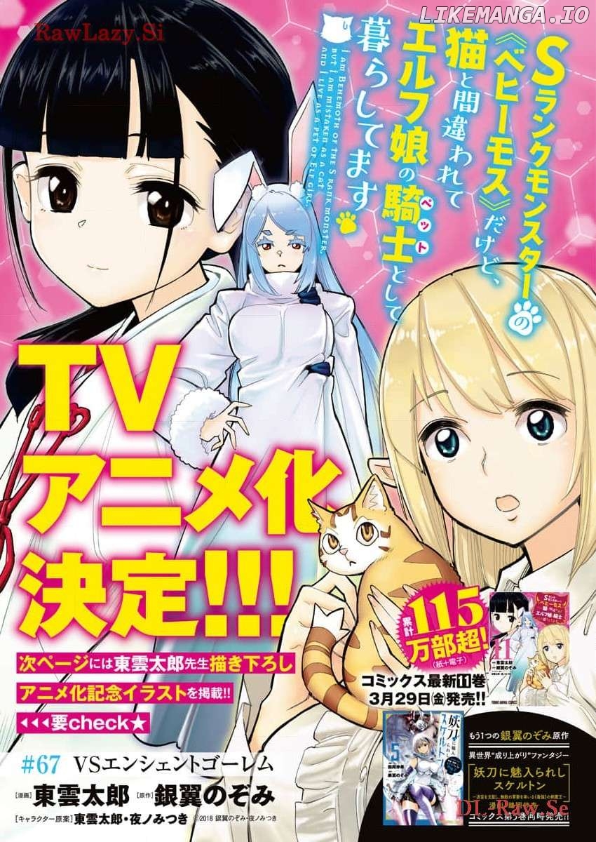 I Am Behemoth Of The S Rank Monster But I Am Mistaken As A Cat And I Live As A Pet Of Elf Girl Chapter 67 - page 2