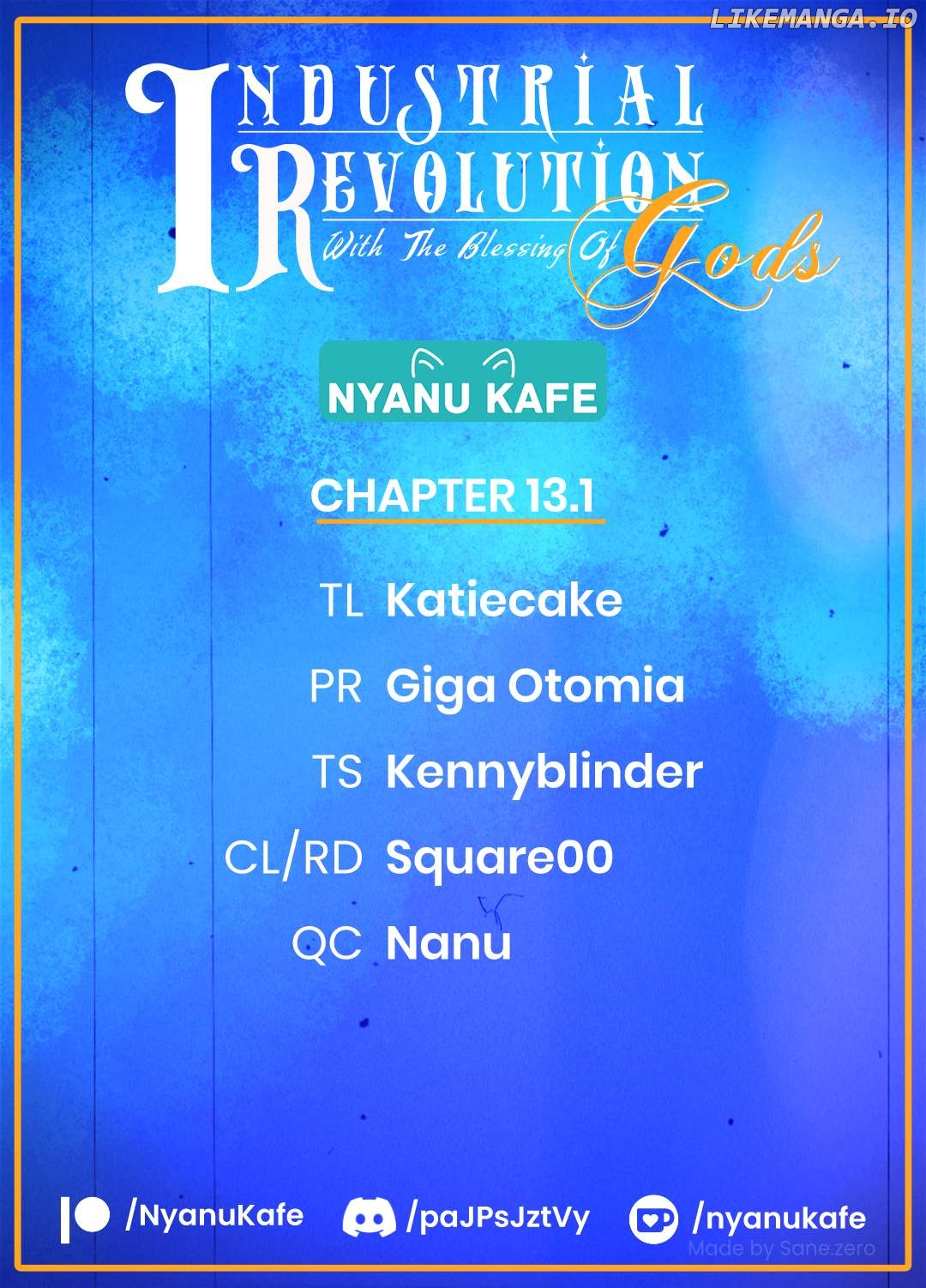 Kamigami No Kago De Seisan Kakumei Chapter 13.1 - page 1