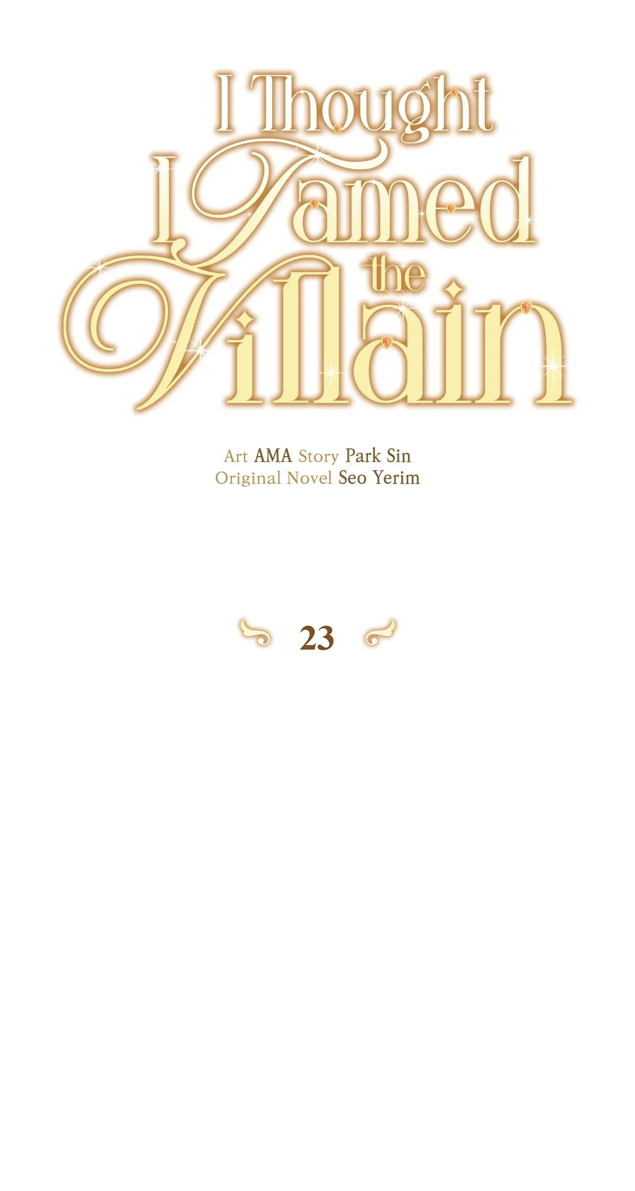 I Thought I Tamed the Villain Chapter 23 - page 21