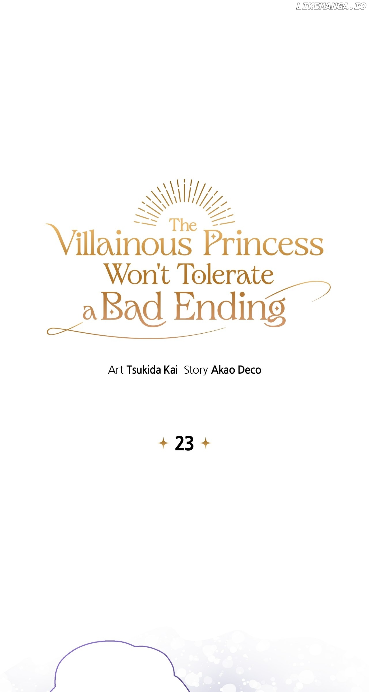 The Villainous Princess Won't Tolerate a Bad Ending Chapter 23 - page 2