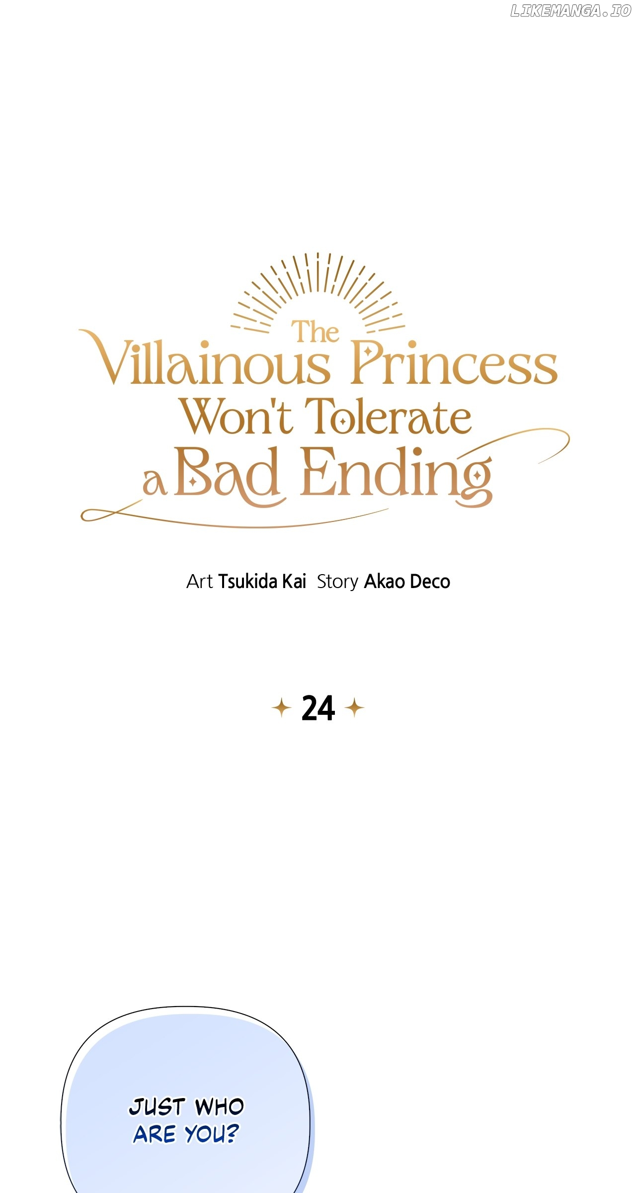 The Villainous Princess Won't Tolerate a Bad Ending Chapter 24 - page 1