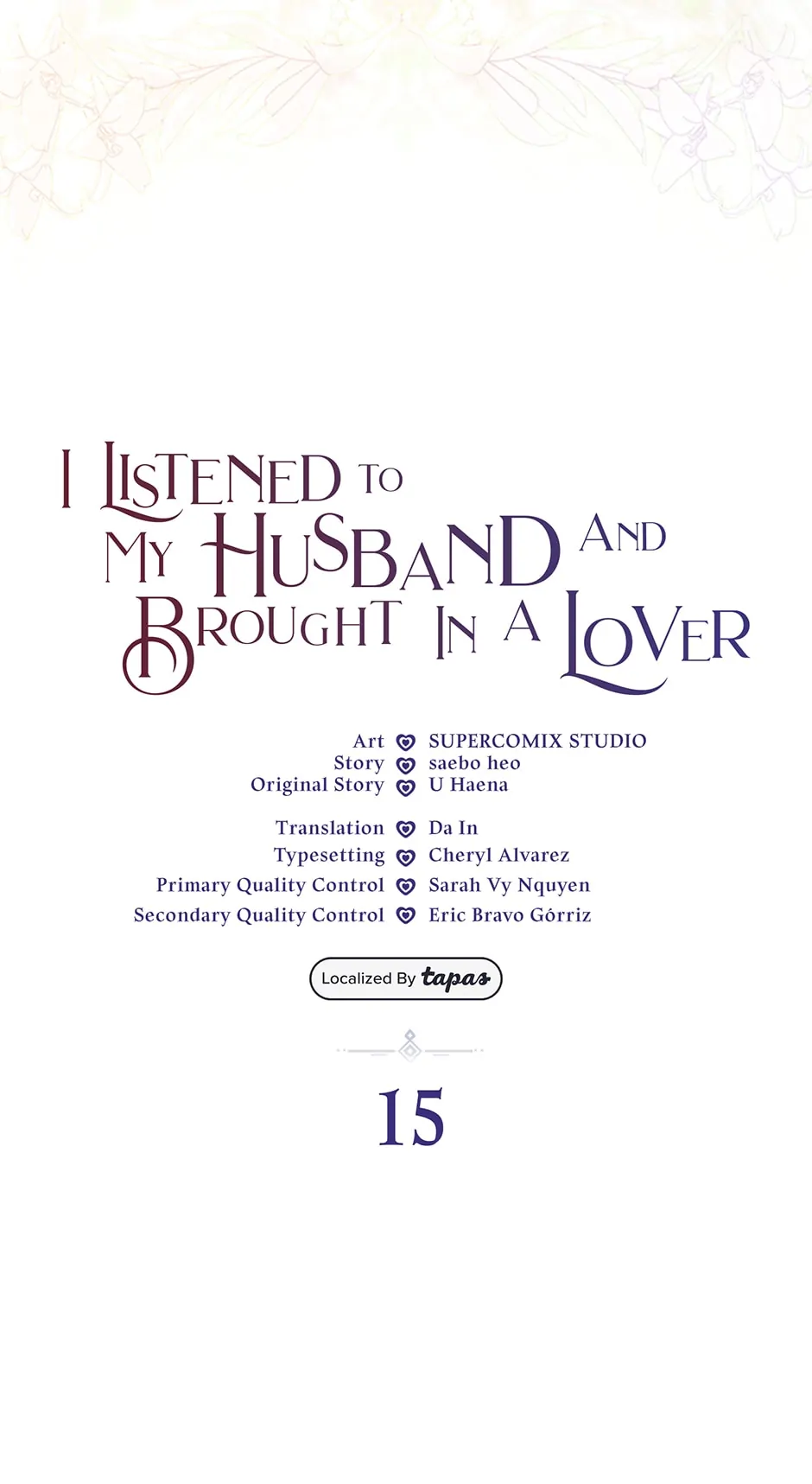 I Listened to My Husband and Brought In a Lover Chapter 15 - page 12